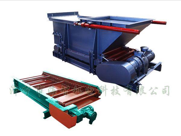 鏈板式給料機包括電控系統(tǒng)，電控系統(tǒng)包括就地控制系統(tǒng)和/或遠程控制系統(tǒng)